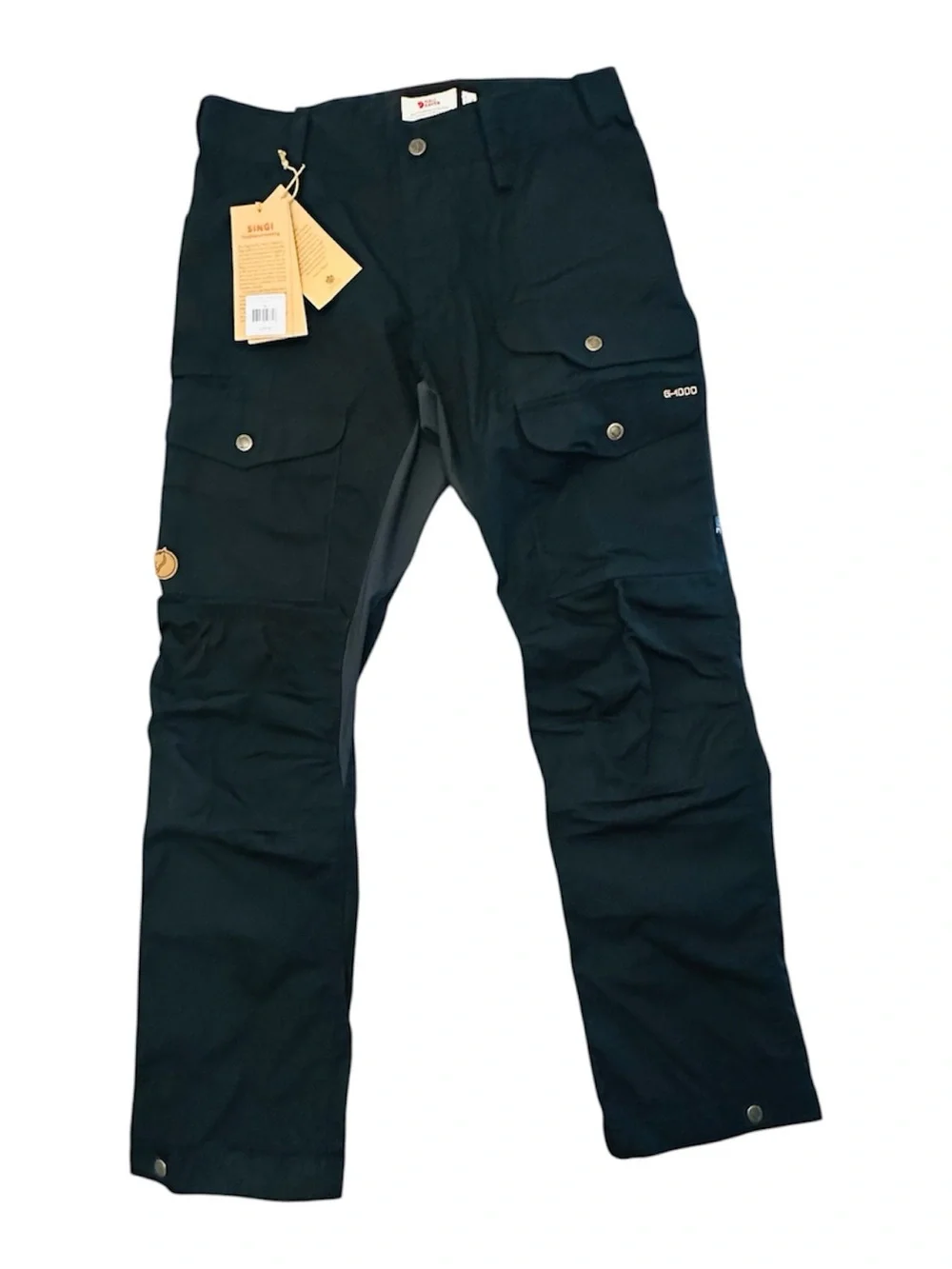 Fjallraven Black Two-Tone Cargo Pants